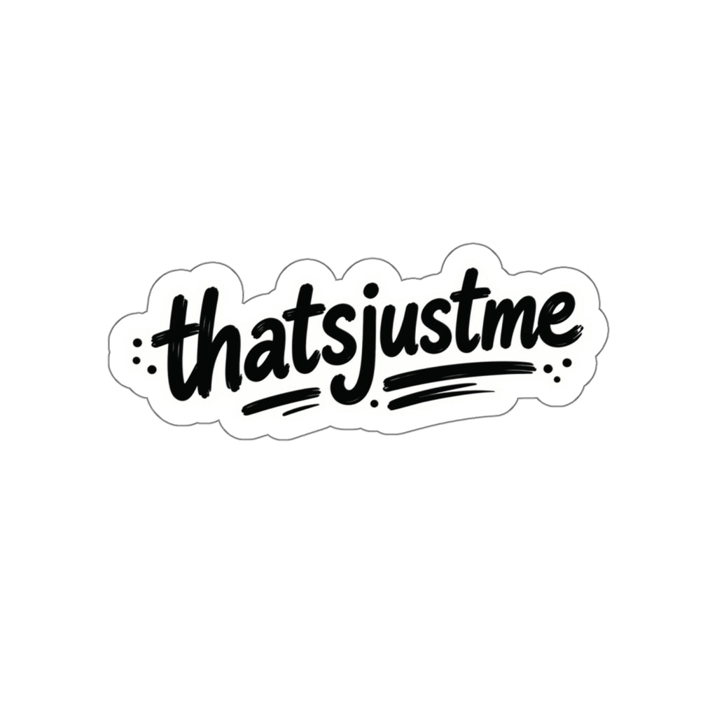 thatsjustme "OG" Text - Die Cut Sticker