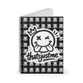 thatsjustme "OG" Crown Smiley Spiral Notebook - Black