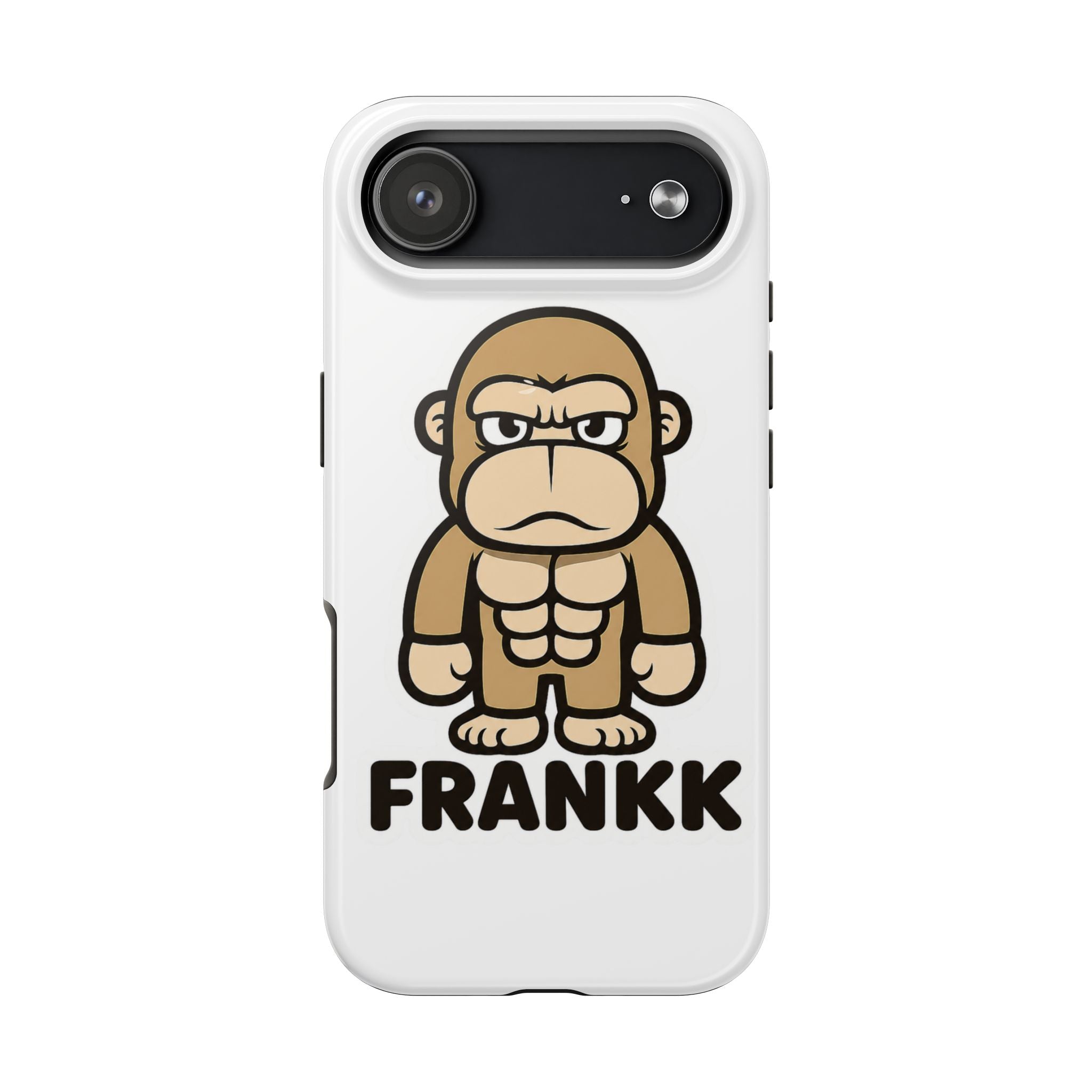 FRANKK The Ape "Essentials" Tough Phone Case - White