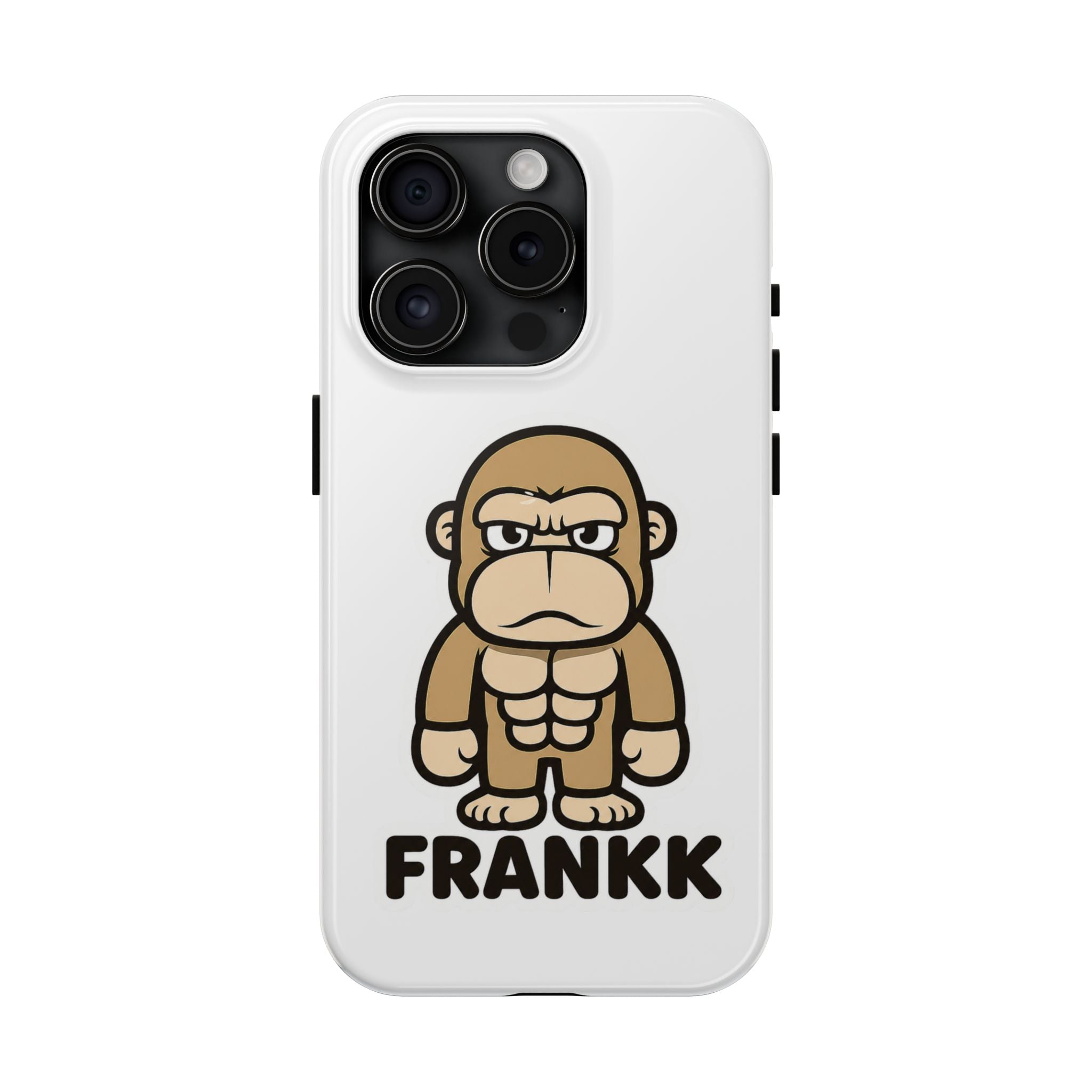 FRANKK The Ape "Essentials" Tough Phone Case - White