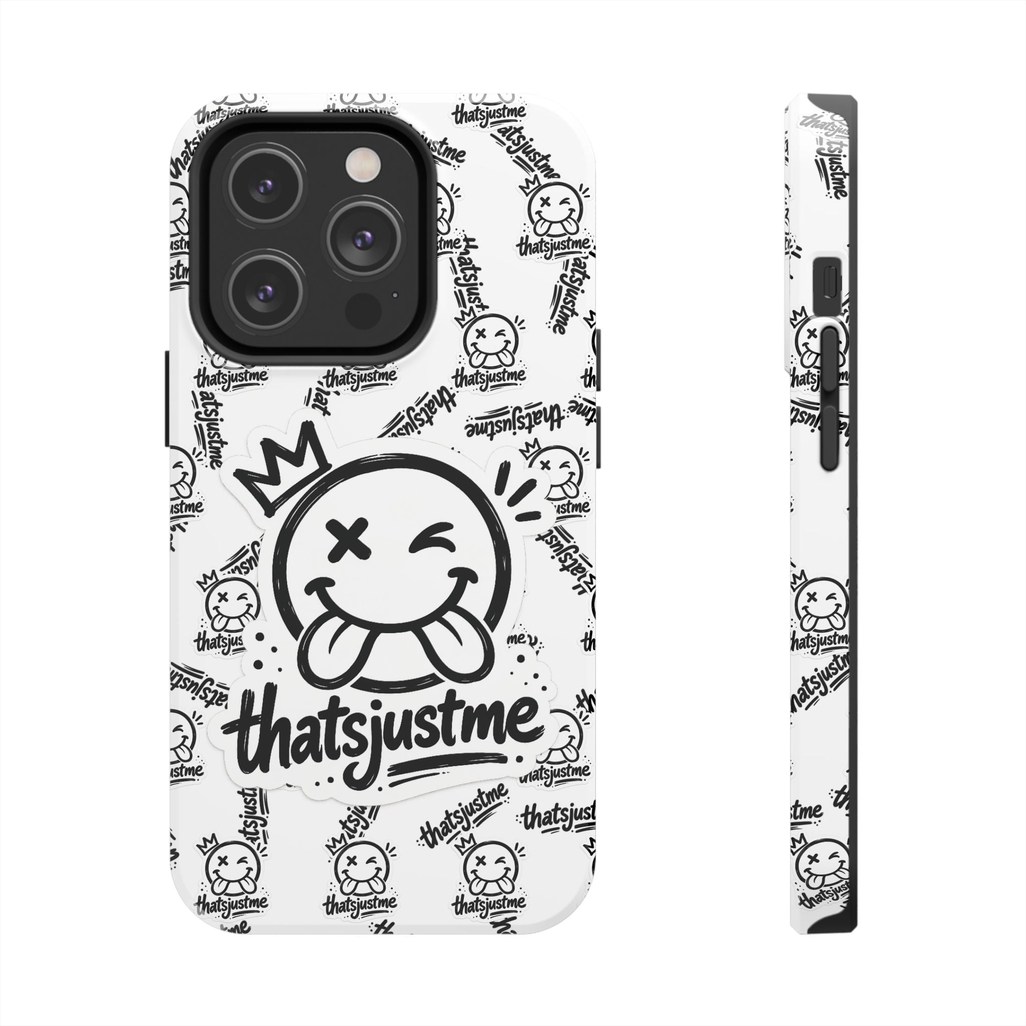 thatsjustme "Overload" Tough Phone Case - White