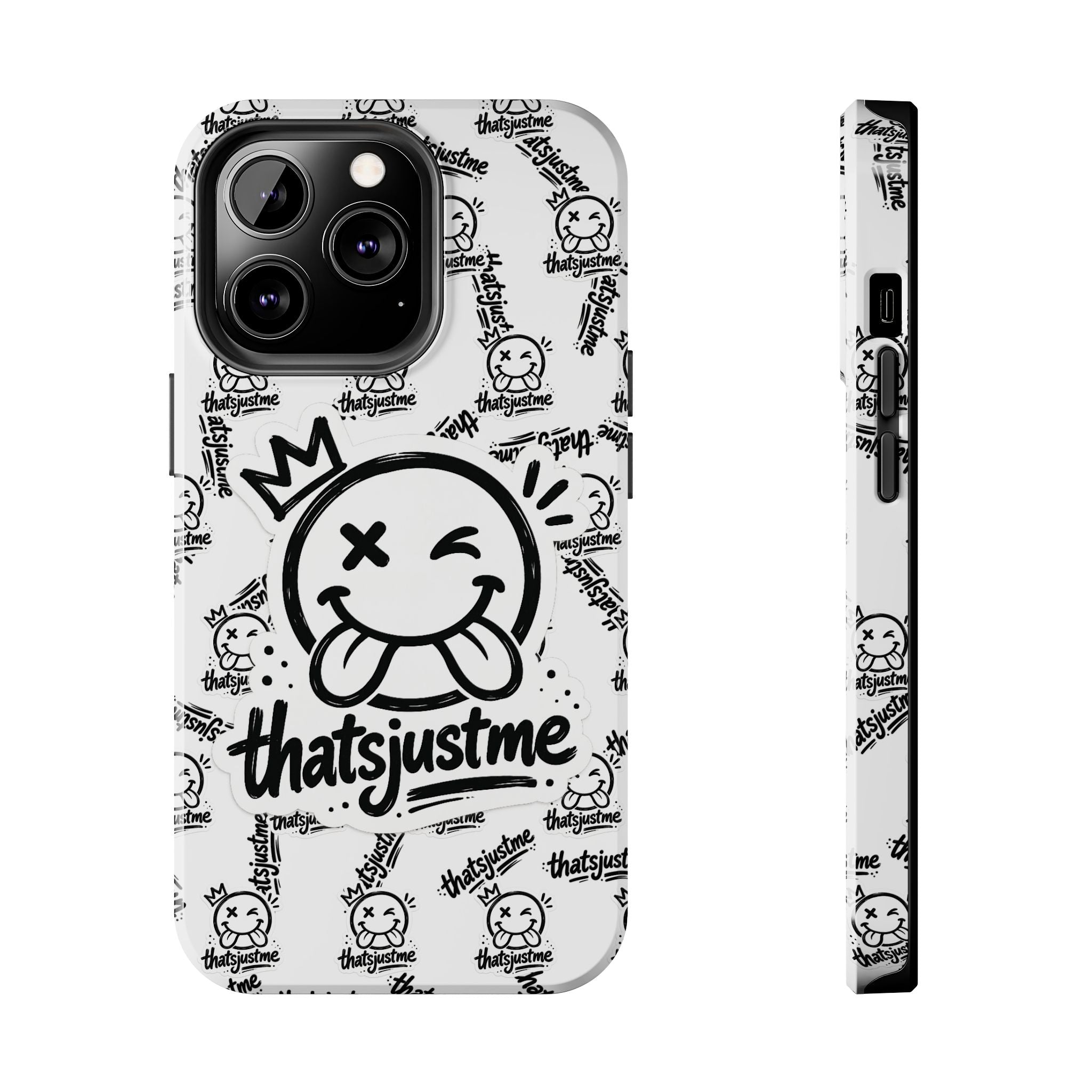 thatsjustme "Overload" Tough Phone Case - White