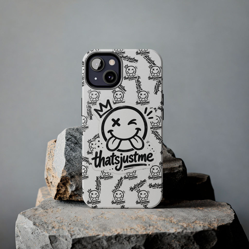 thatsjustme "Overload" Tough Phone Case - White