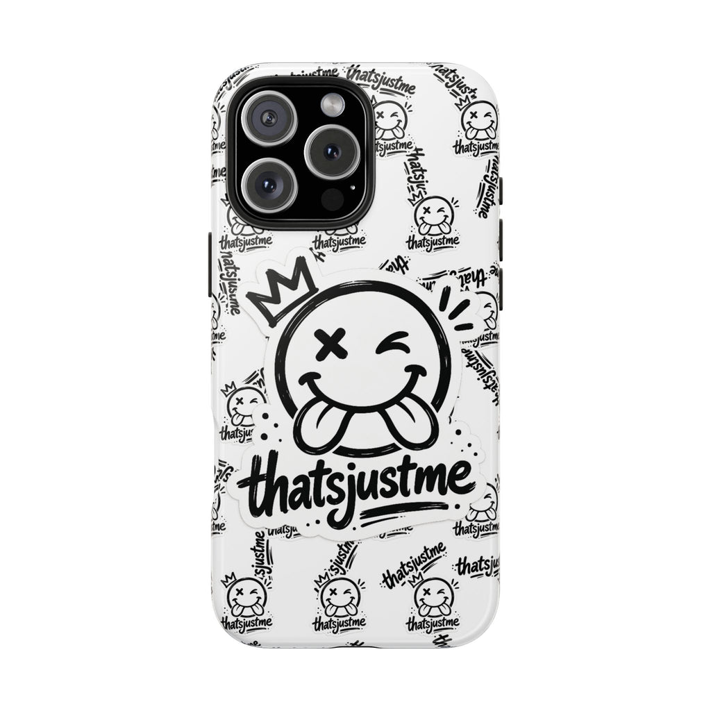 thatsjustme "Overload" Tough Phone Case - White