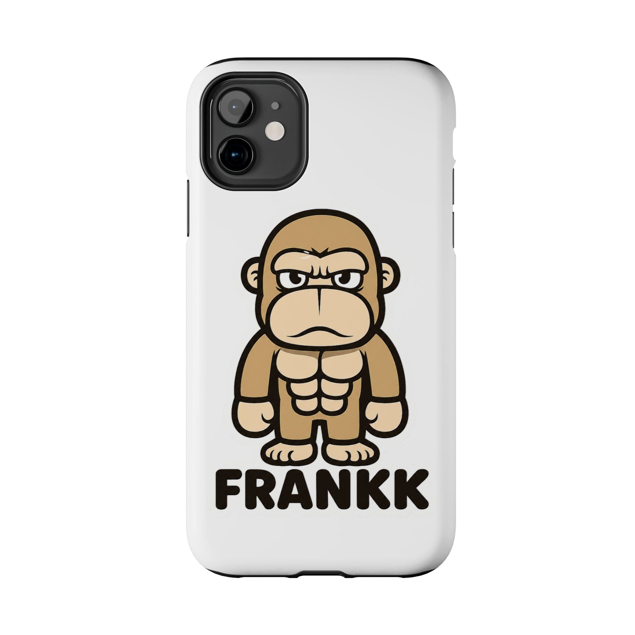 FRANKK The Ape "Essentials" Tough Phone Case - White