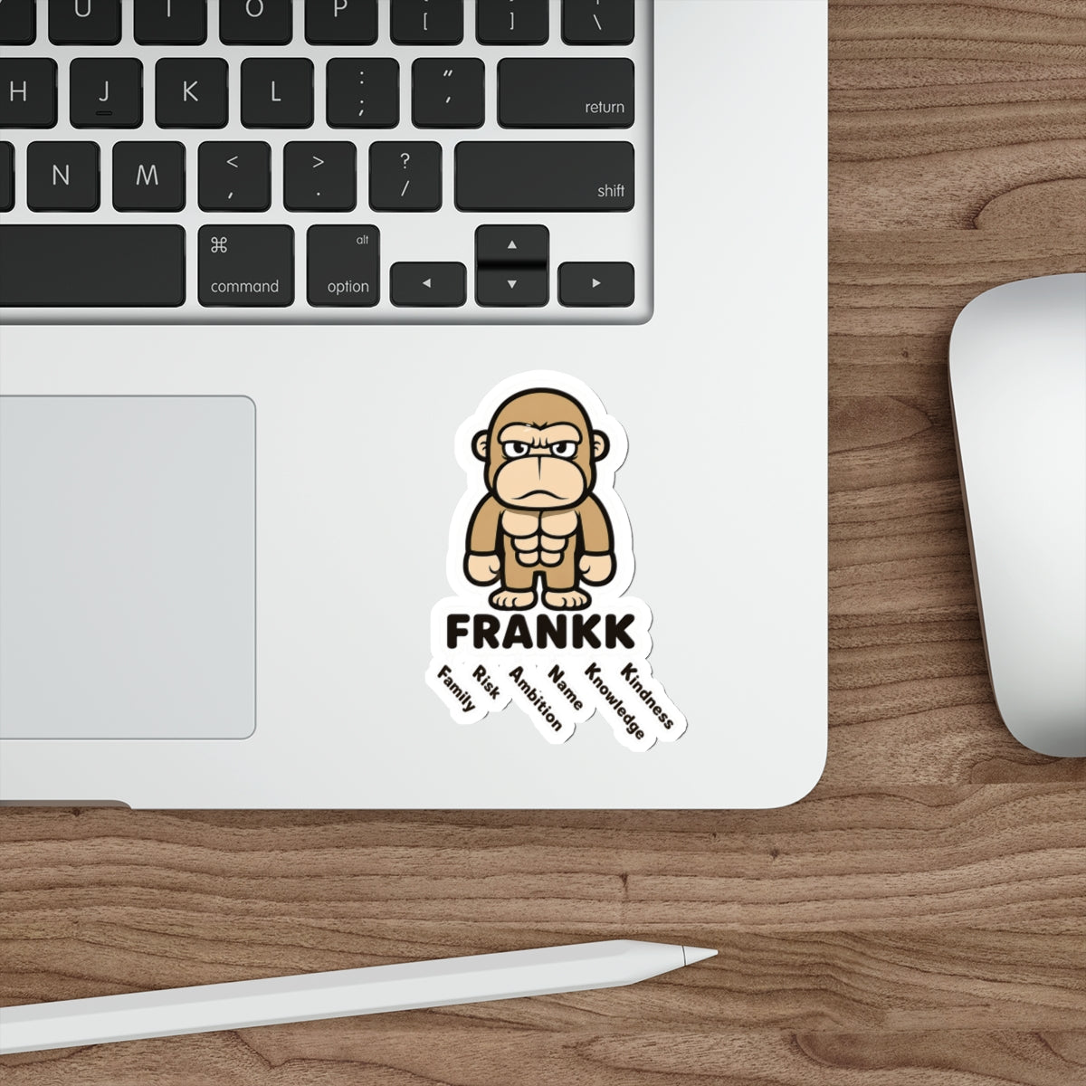 FRANKK The Ape "Acronym" - Die-Cut Sticker