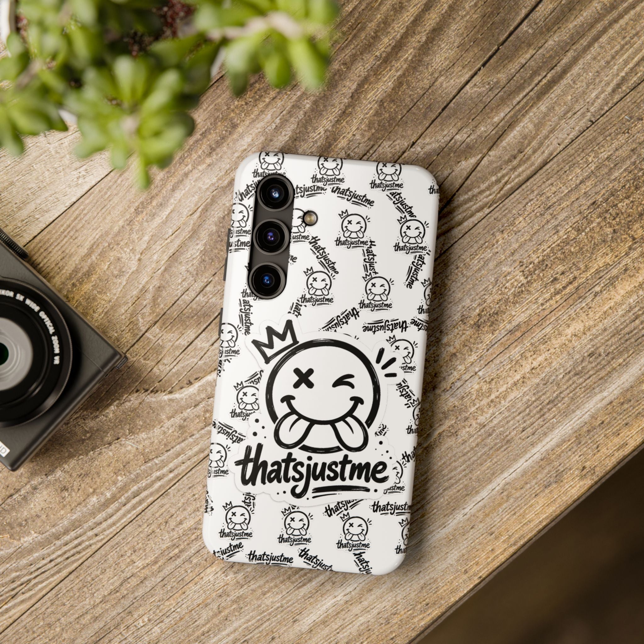thatsjustme "Overload" Tough Phone Case - White