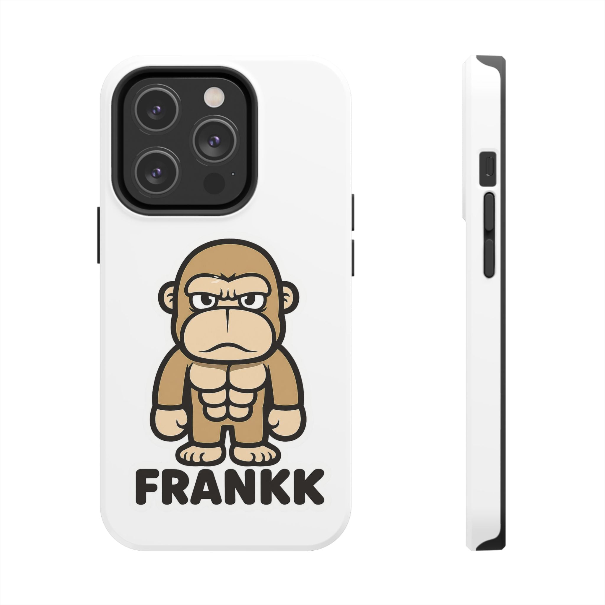 FRANKK The Ape "Essentials" Tough Phone Case - White