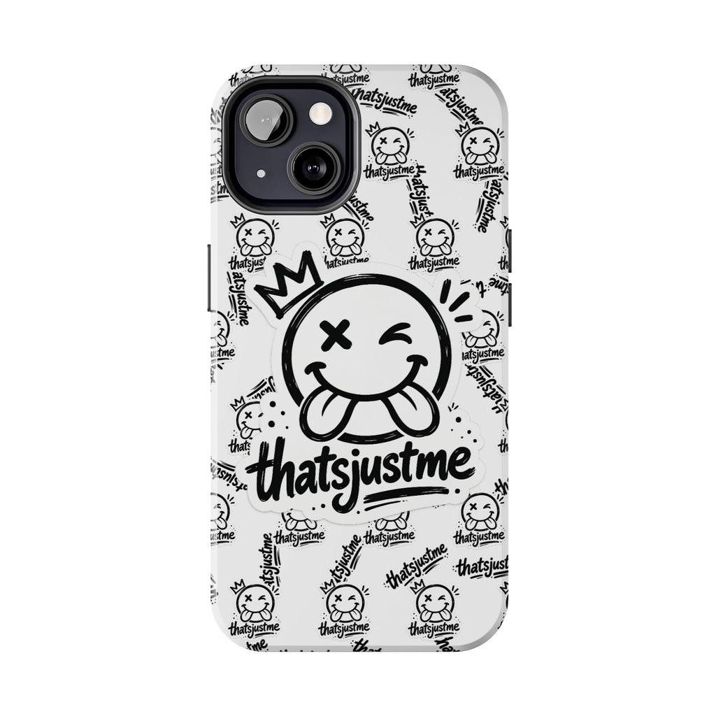 thatsjustme "Overload" Tough Phone Case - White