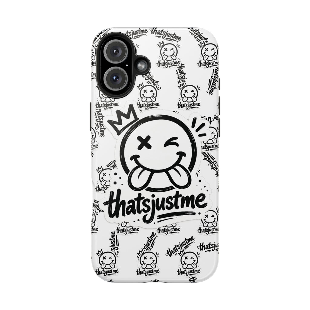 thatsjustme "Overload" Tough Phone Case - White