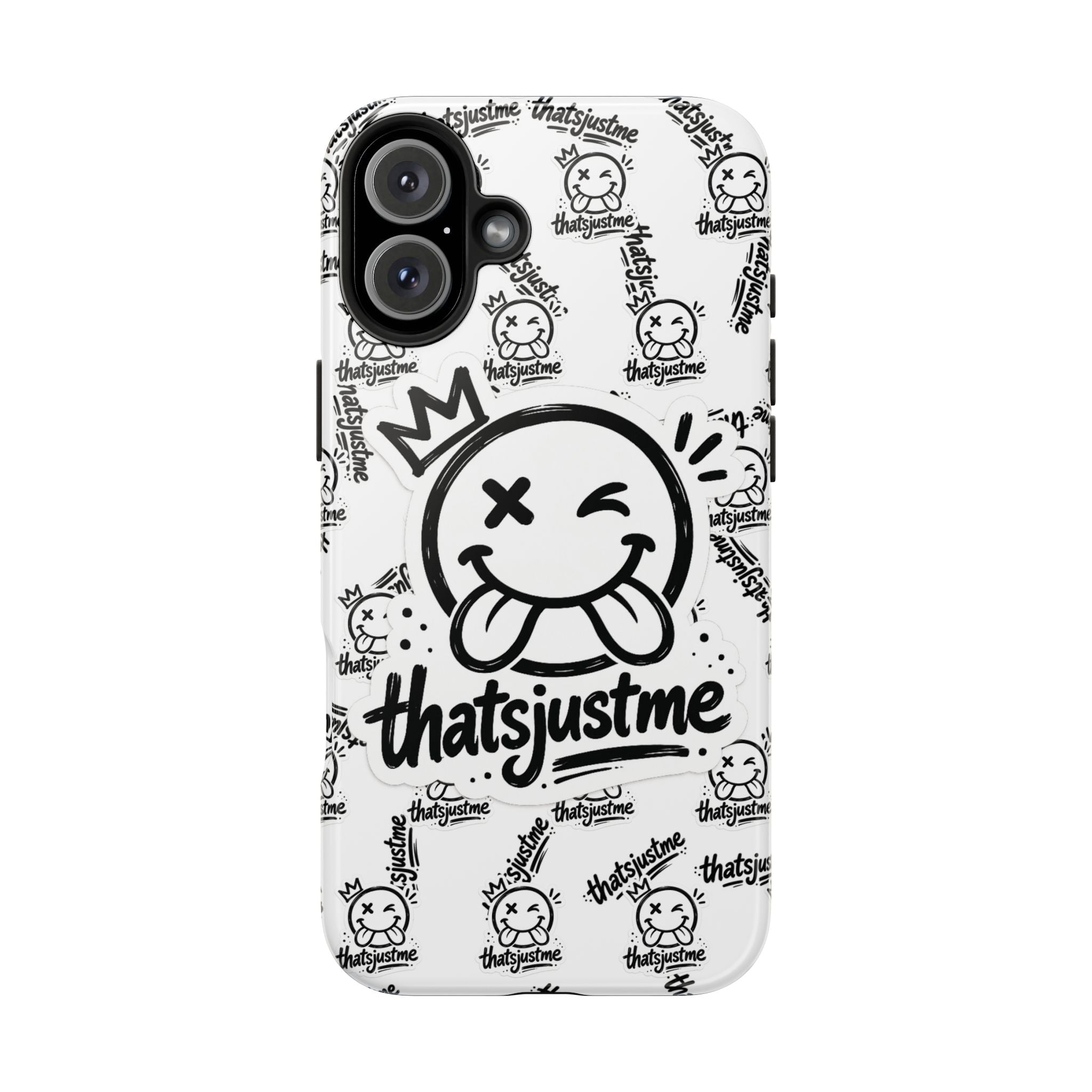 thatsjustme "Overload" Tough Phone Case - White