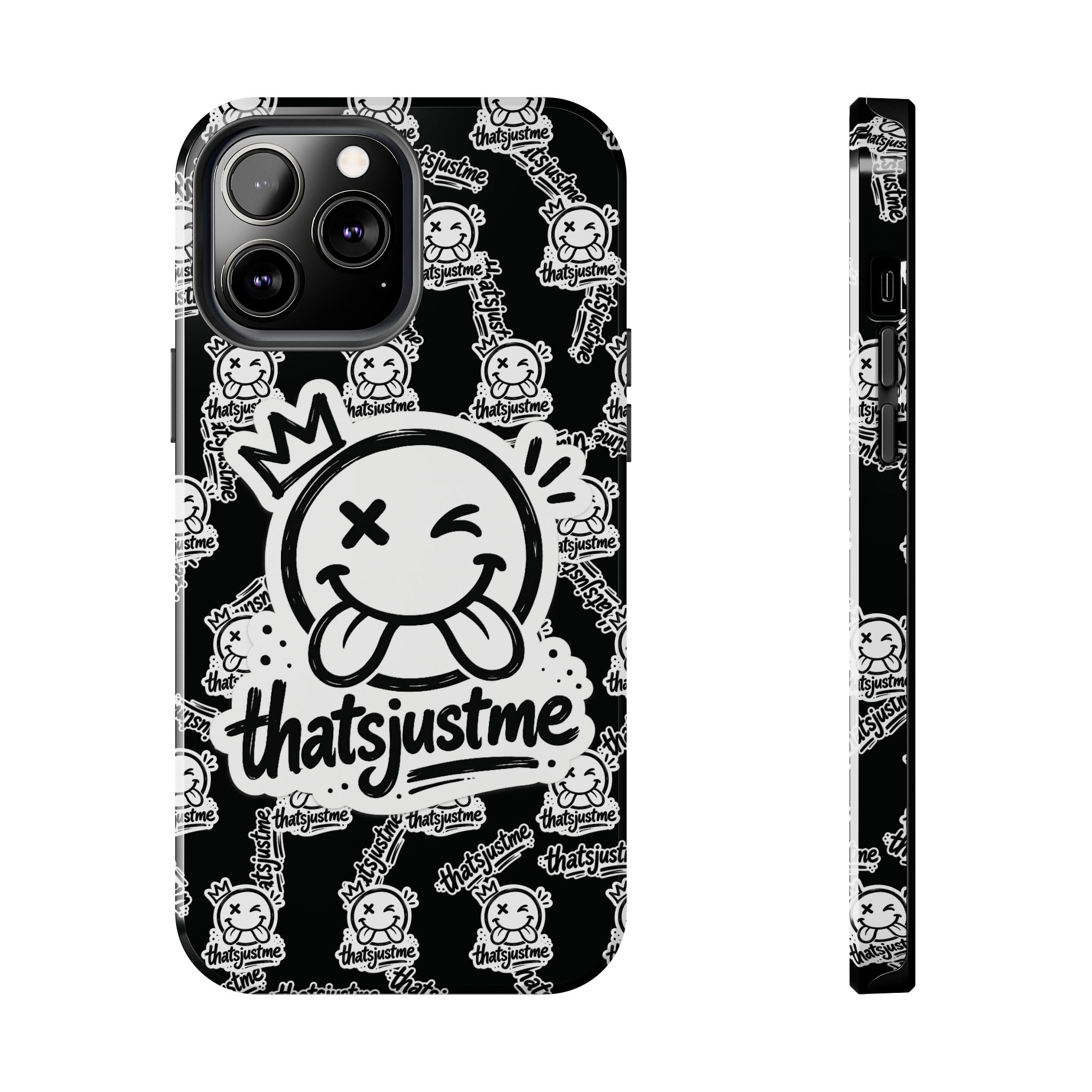 thatsjustme "Overload" Tough Phone Case - Black