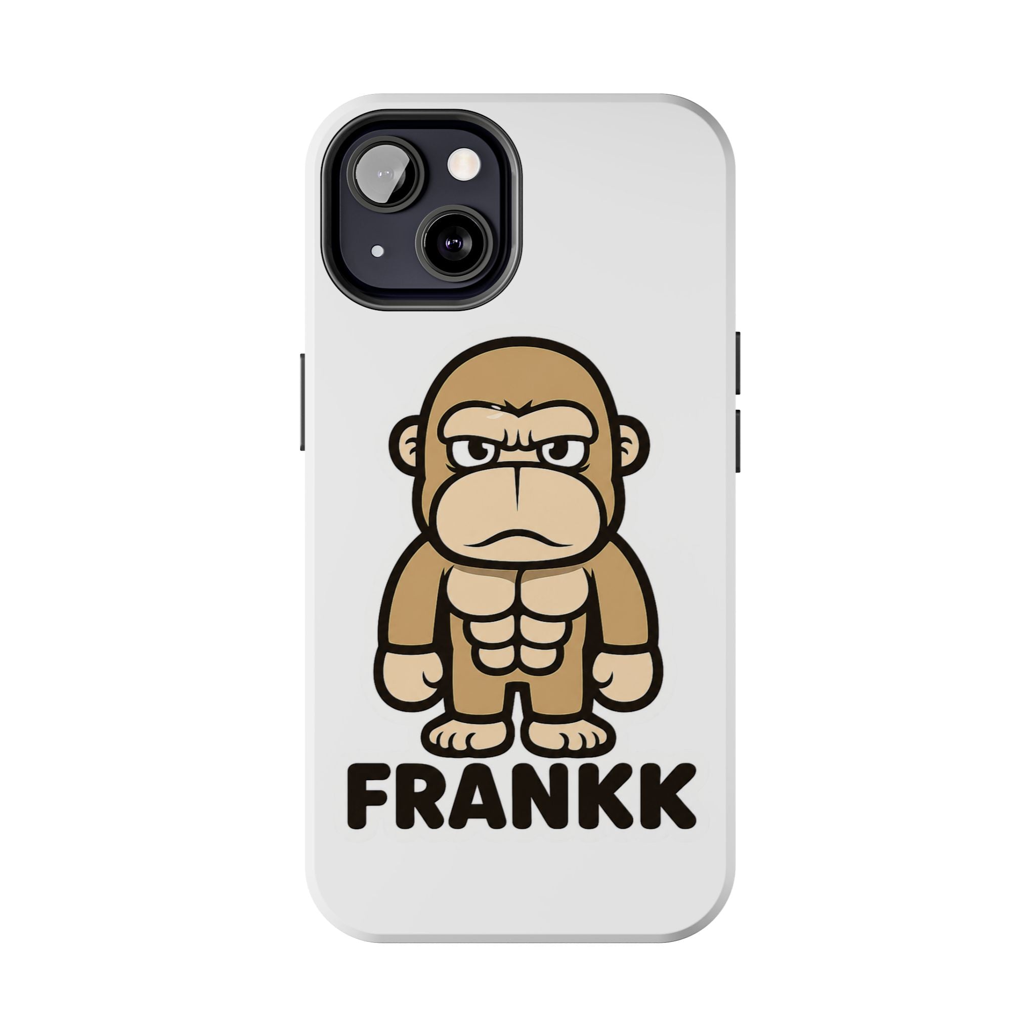 FRANKK The Ape "Essentials" Tough Phone Case - White