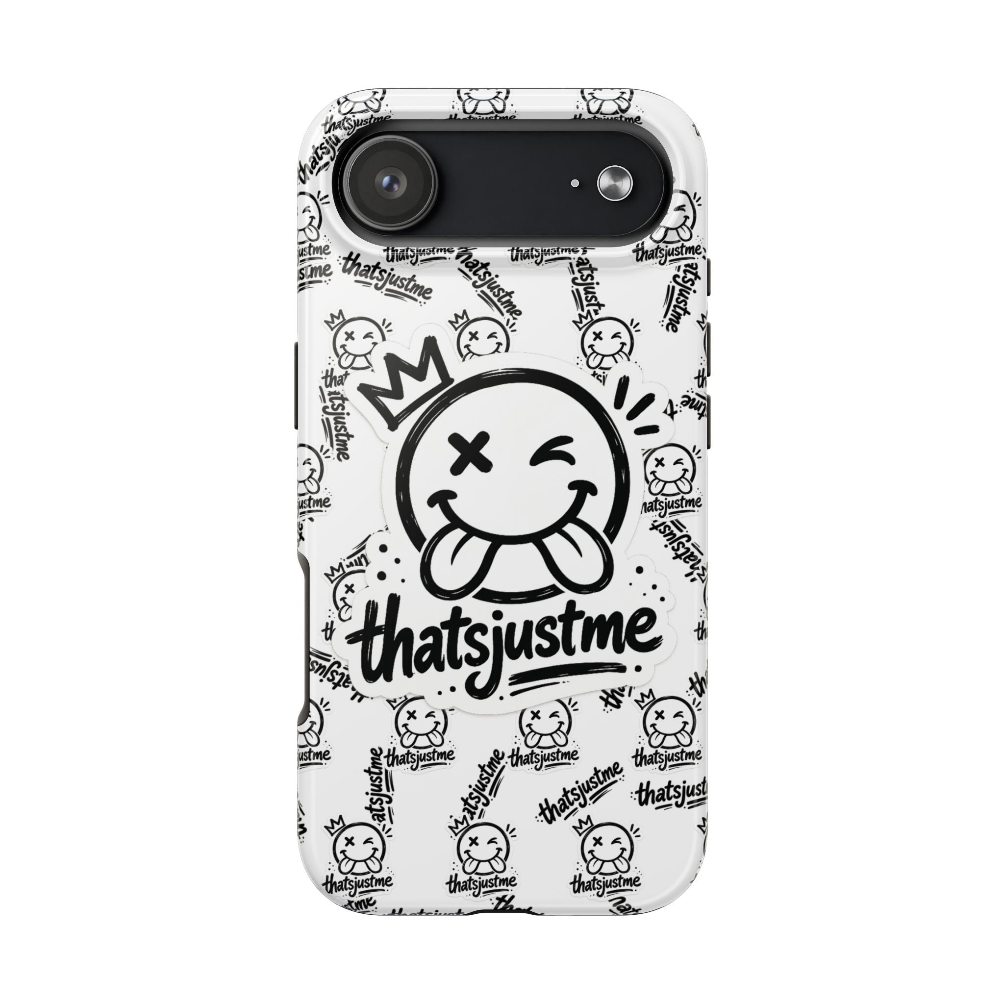 thatsjustme "Overload" Tough Phone Case - White