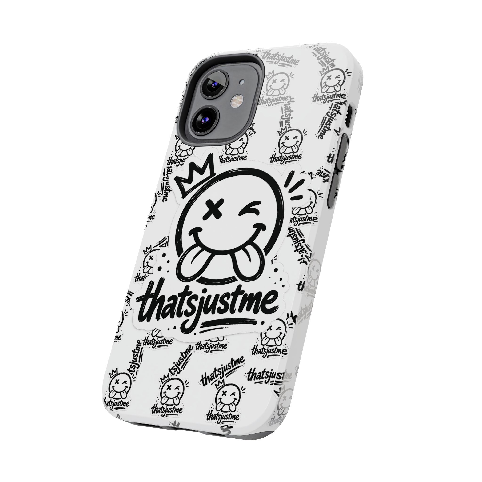 thatsjustme "Overload" Tough Phone Case - White