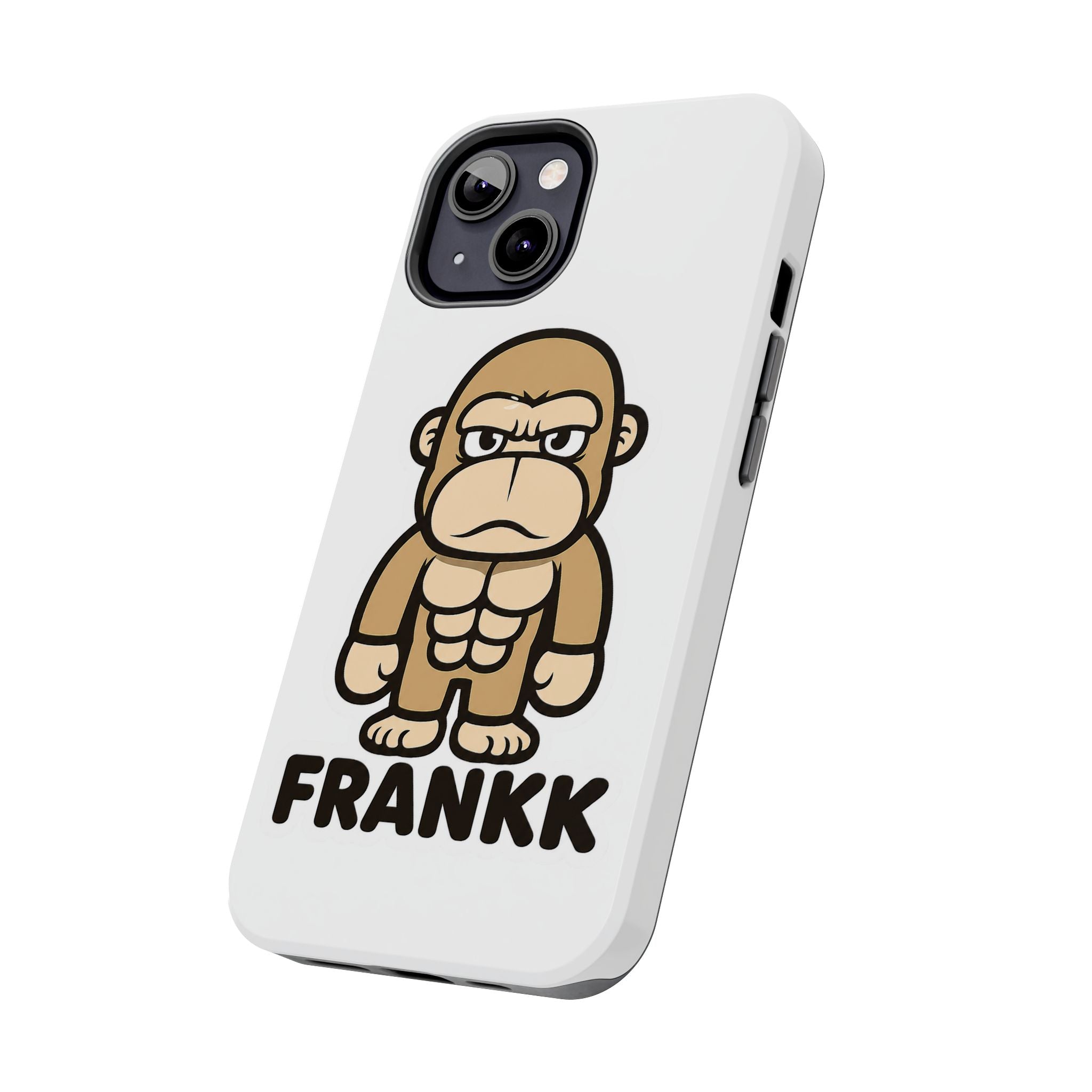 FRANKK The Ape "Essentials" Tough Phone Case - White