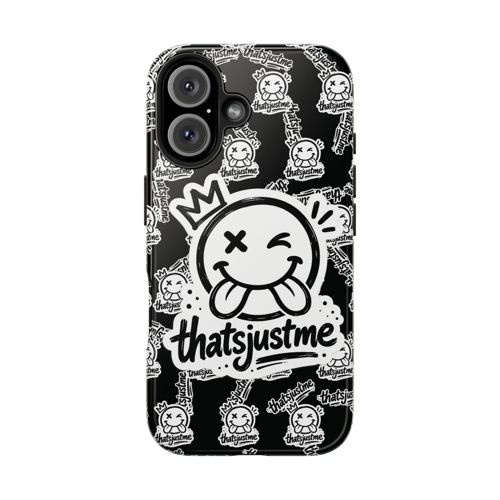 thatsjustme "Overload" Tough Phone Case - Black