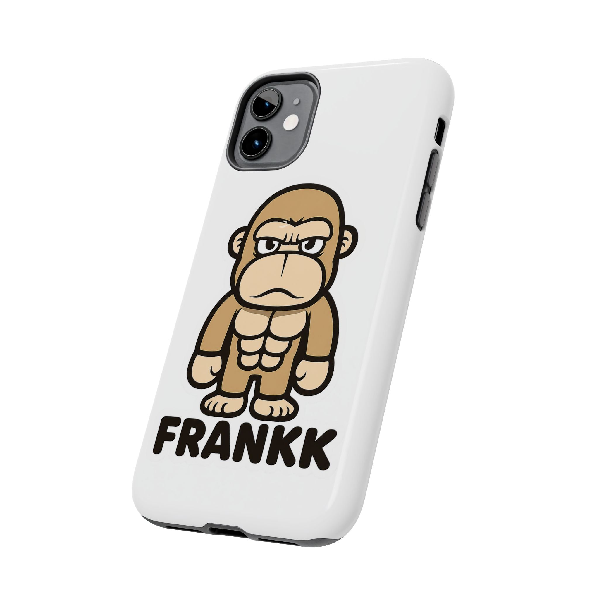 FRANKK The Ape "Essentials" Tough Phone Case - White