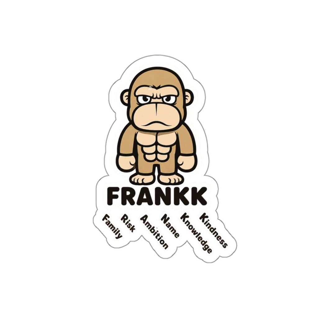 FRANKK The Ape "Acronym" - Die-Cut Sticker