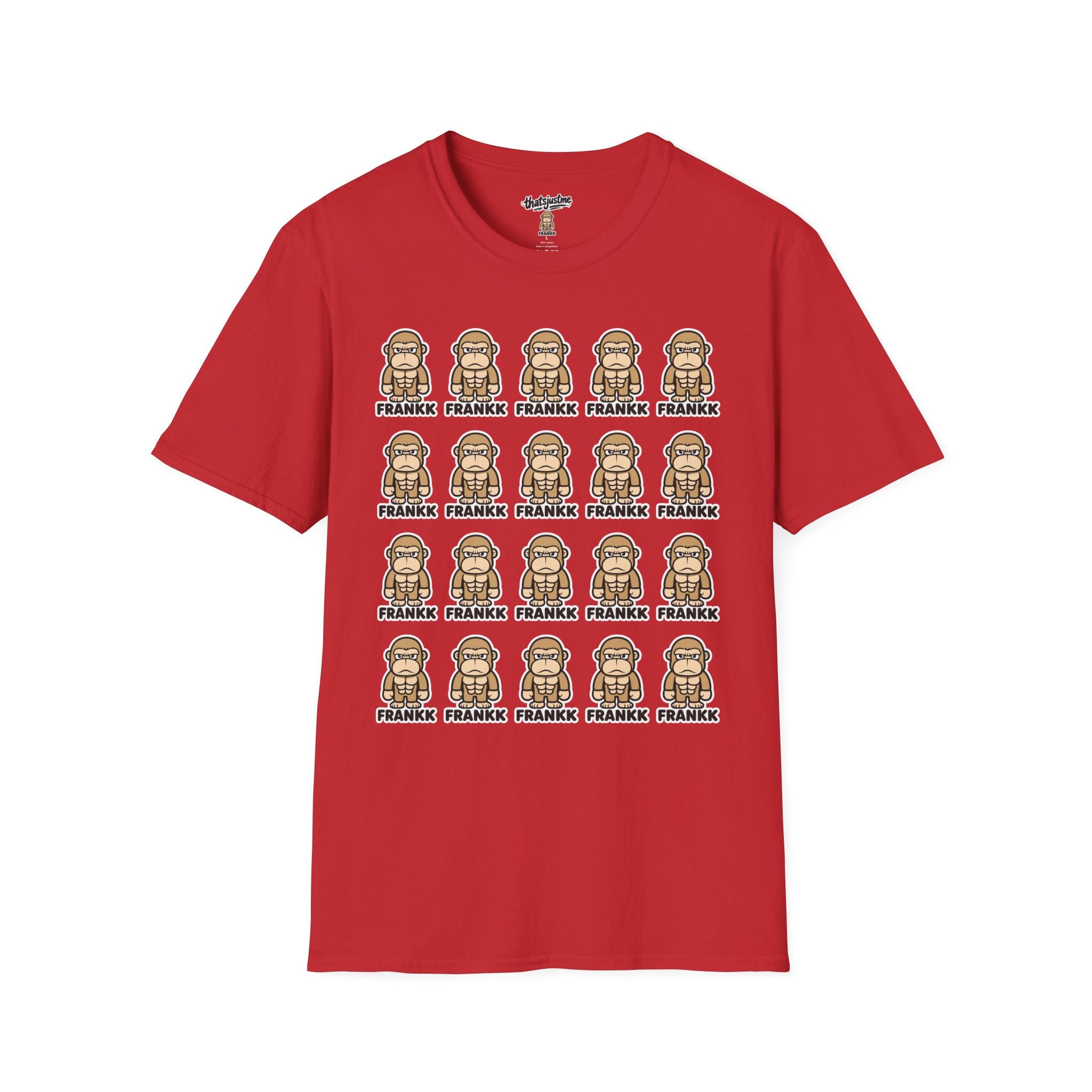 FRANKK The Ape Repeated "Essentials" Graphic Tee - Unisex T-Shirt