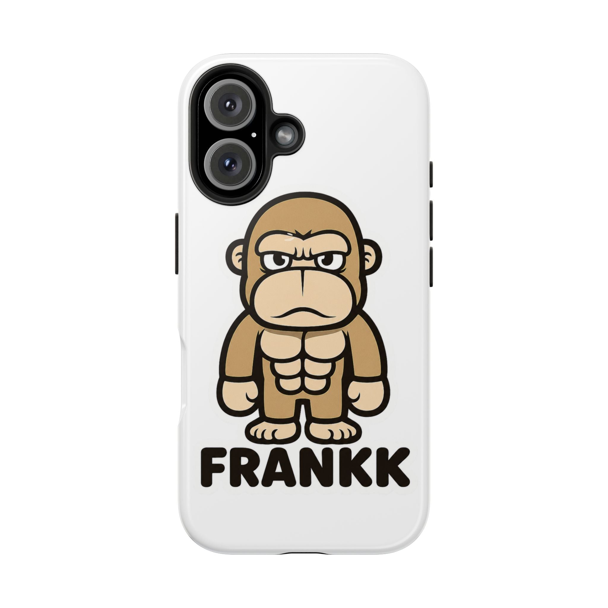 FRANKK The Ape "Essentials" Tough Phone Case - White