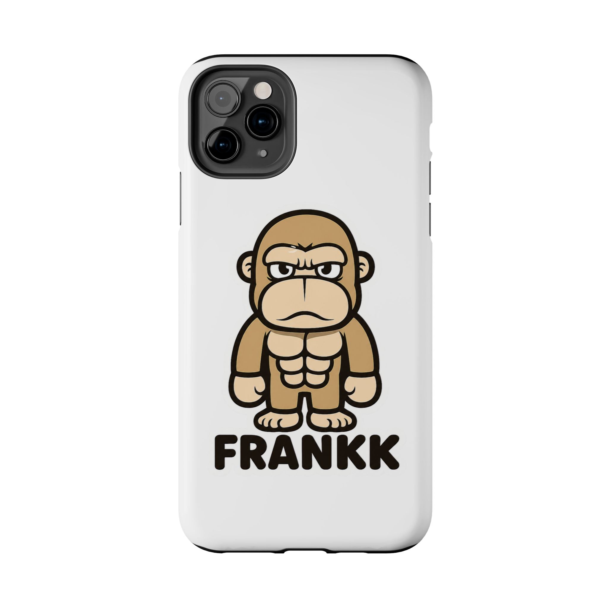 FRANKK The Ape "Essentials" Tough Phone Case - White