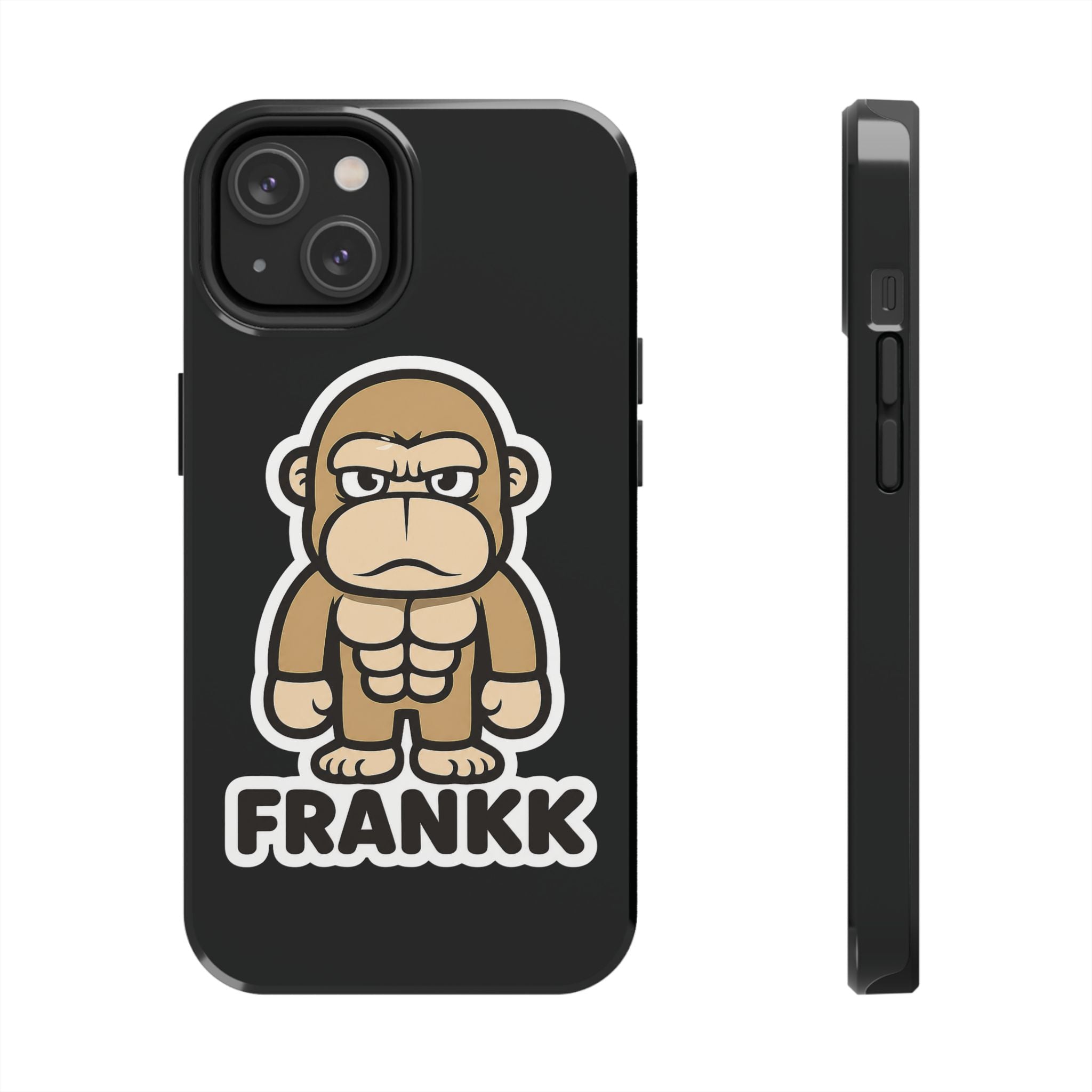 FRANKK The Ape "Essentials" Tough Phone Case - Black