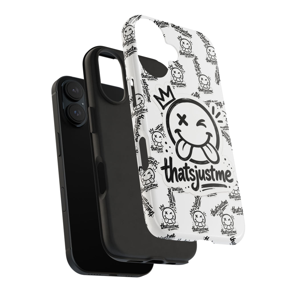 thatsjustme "Overload" Tough Phone Case - White
