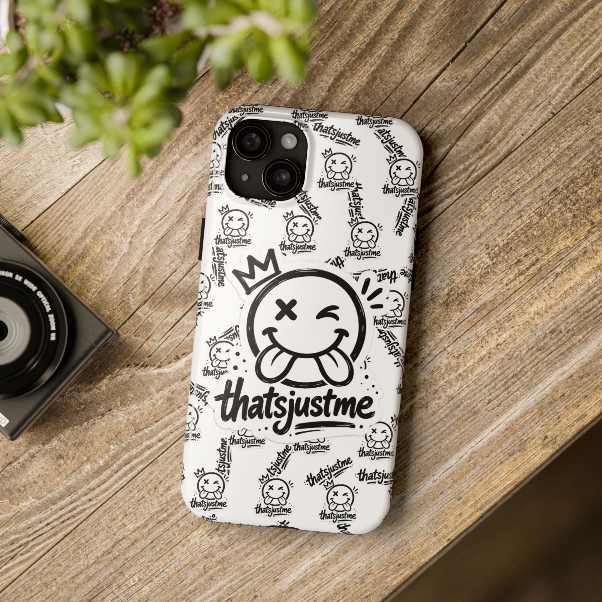 thatsjustme "Overload" Tough Phone Case - White