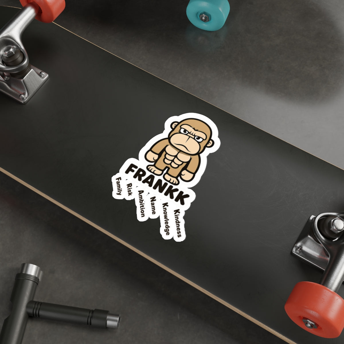 FRANKK The Ape "Acronym" - Die-Cut Sticker