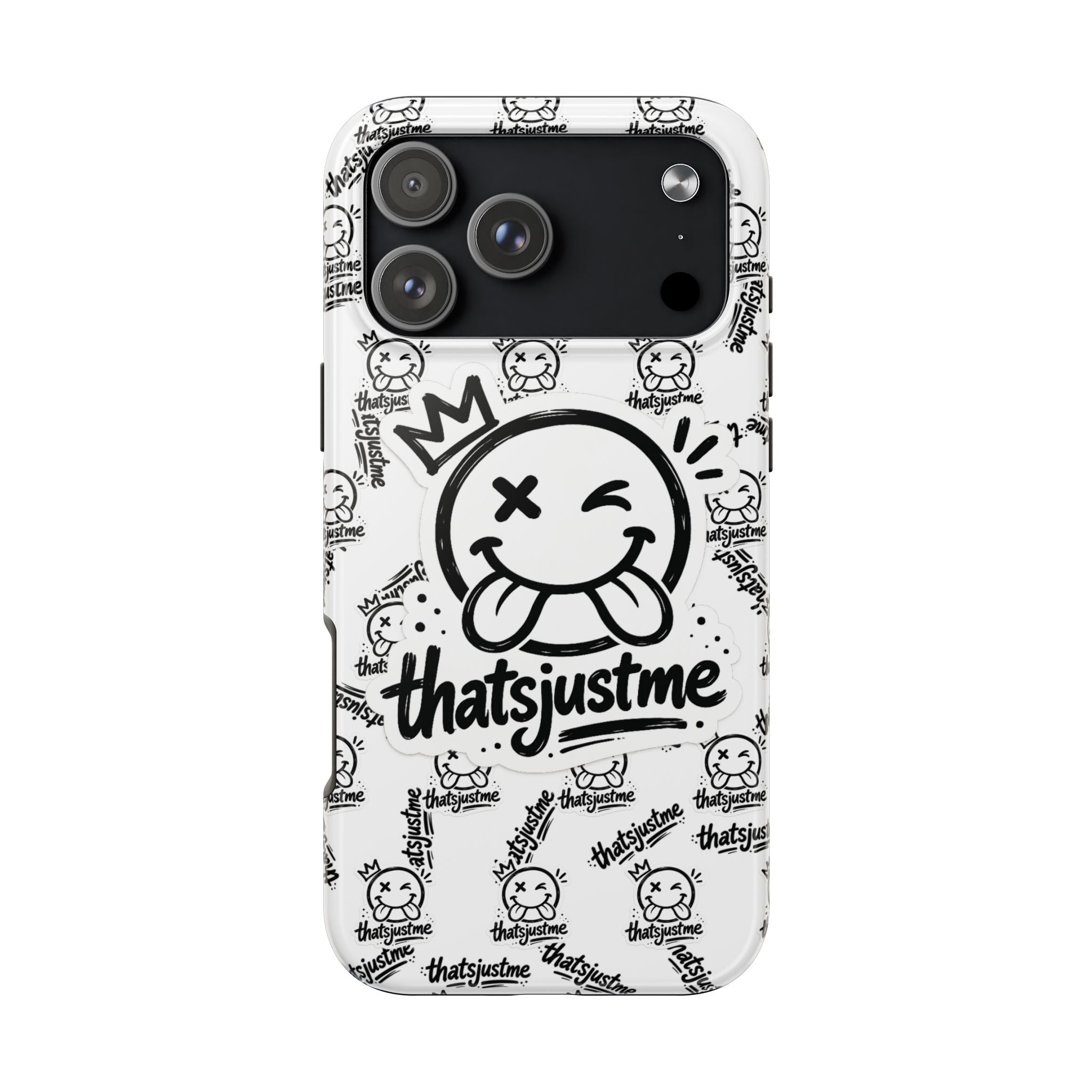 thatsjustme "Overload" Tough Phone Case - White