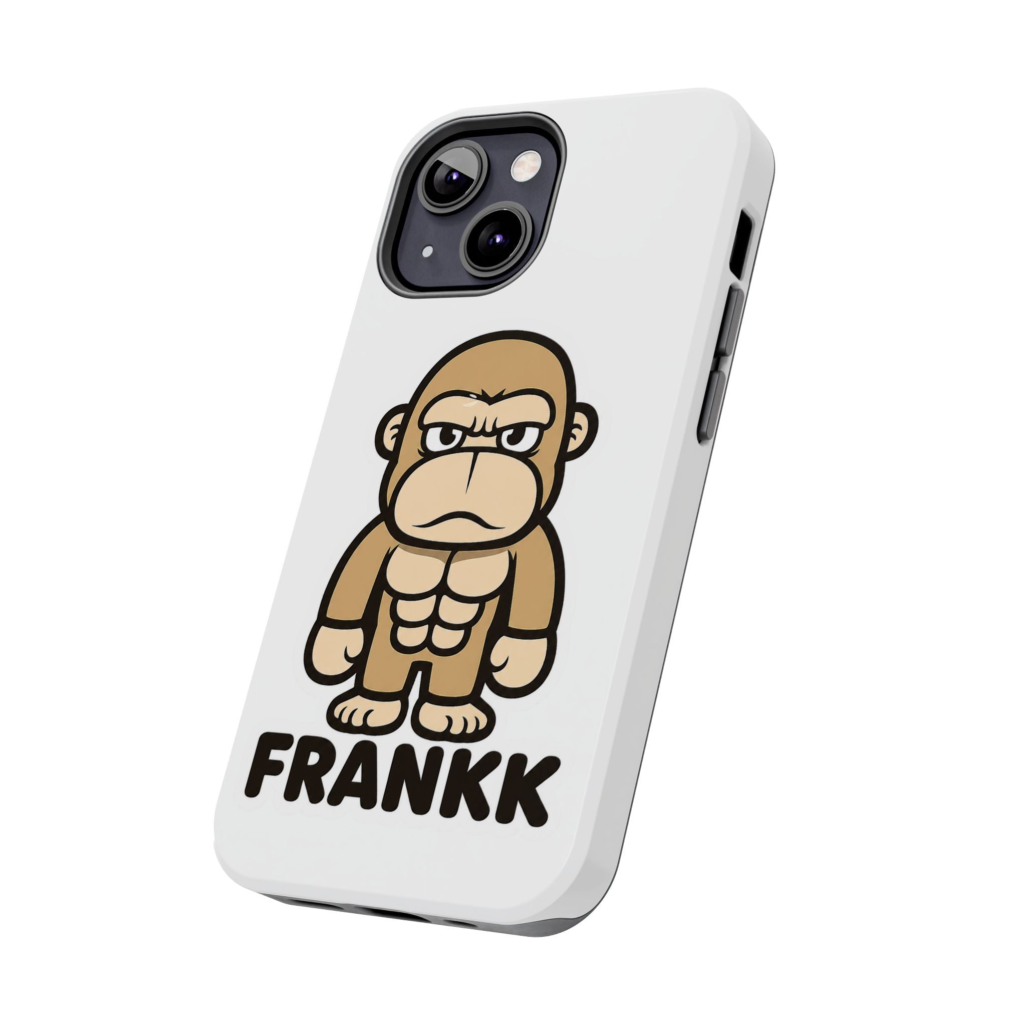FRANKK The Ape "Essentials" Tough Phone Case - White