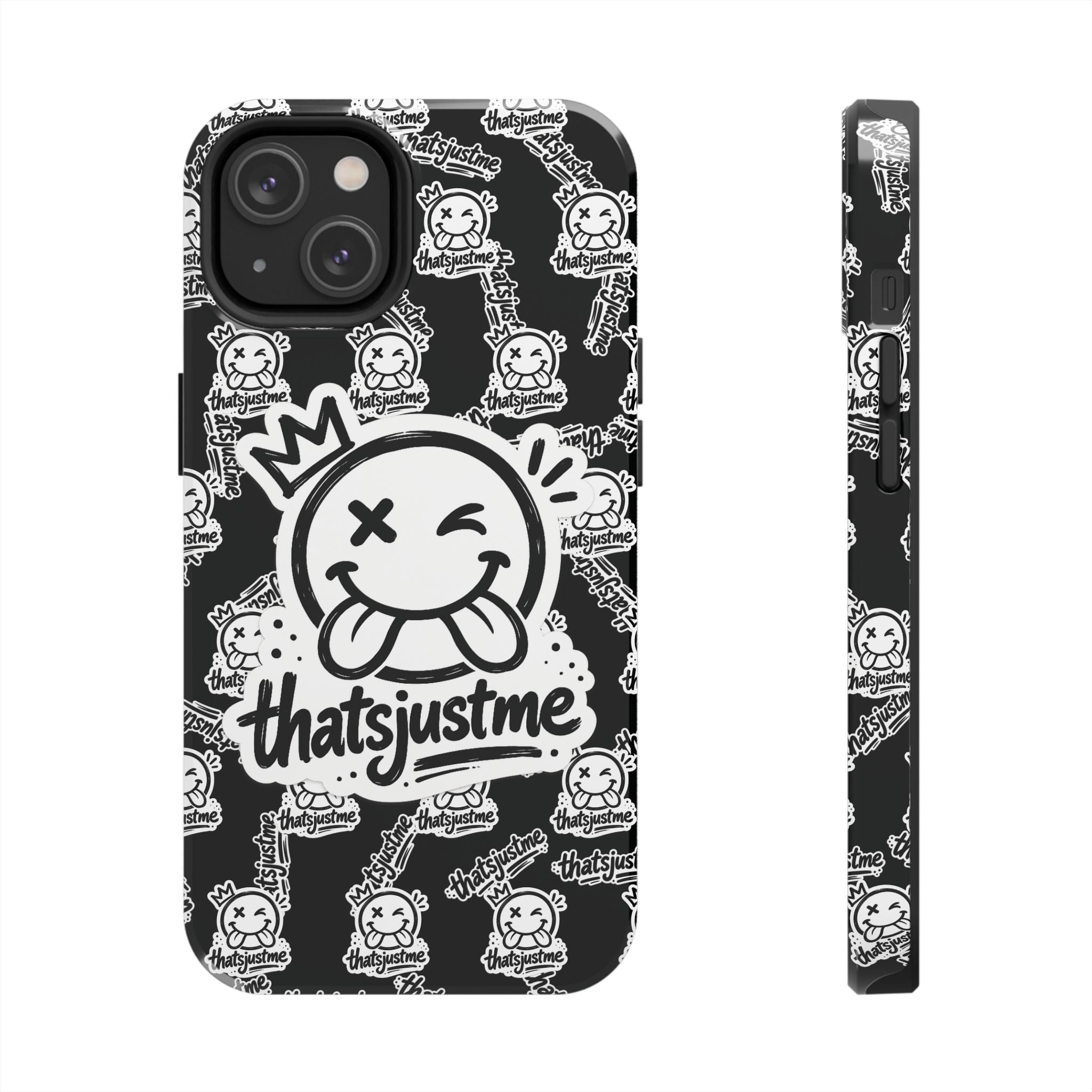 thatsjustme "Overload" Tough Phone Case - Black