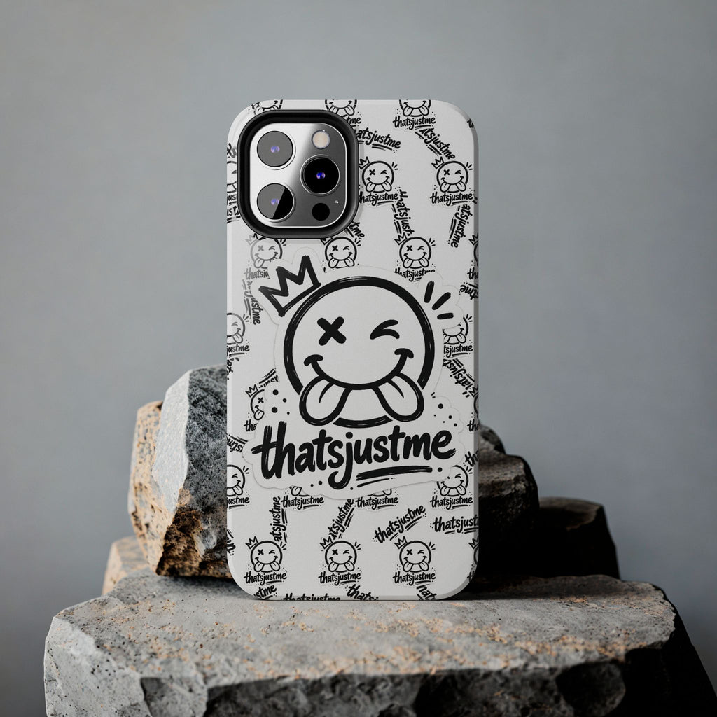thatsjustme "Overload" Tough Phone Case - White