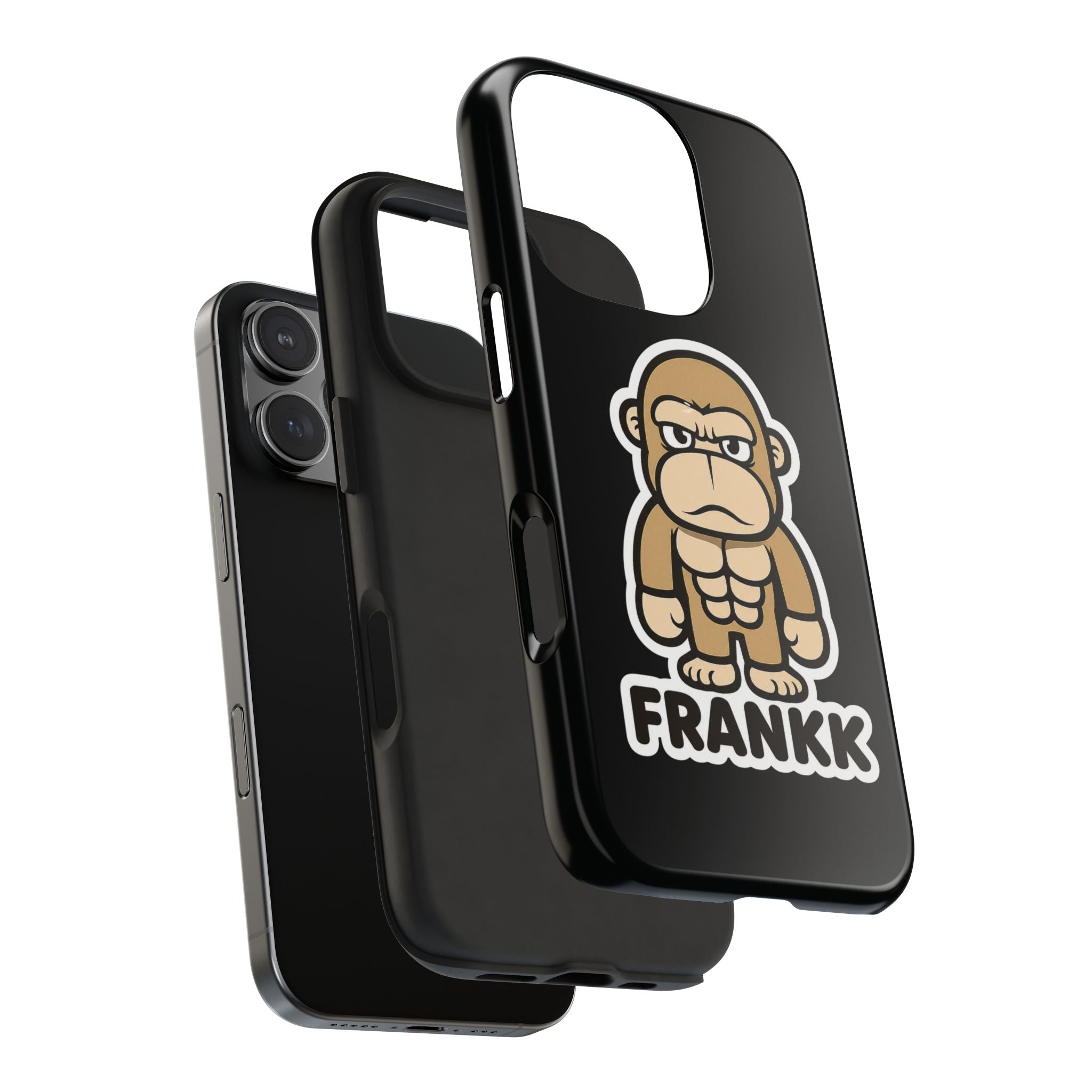 FRANKK The Ape "Essentials" Tough Phone Case - Black