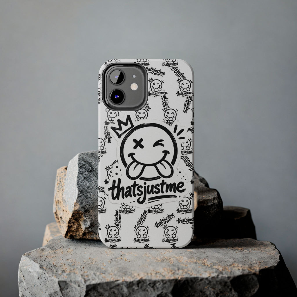 thatsjustme "Overload" Tough Phone Case - White