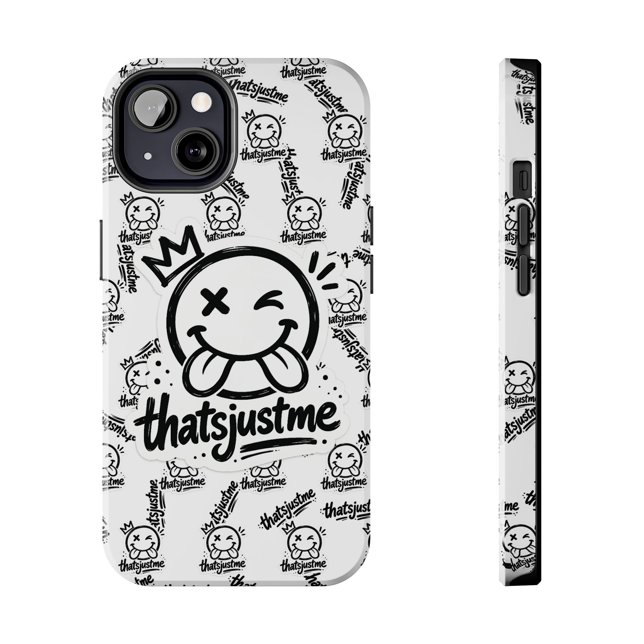 thatsjustme "Overload" Tough Phone Case - White