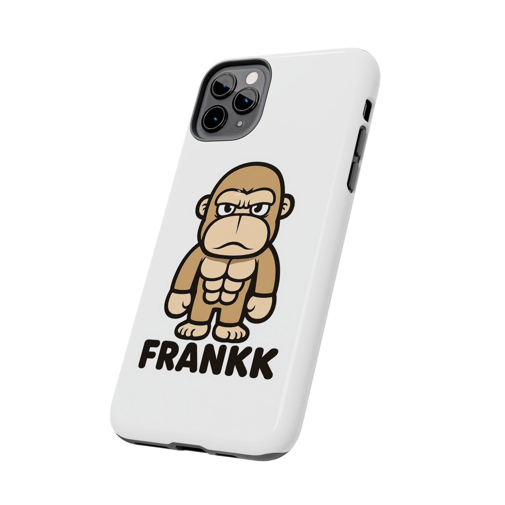 FRANKK The Ape "Essentials" Tough Phone Case - White