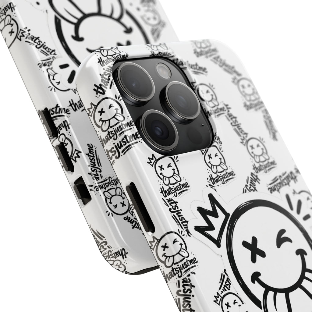 thatsjustme "Overload" Tough Phone Case - White