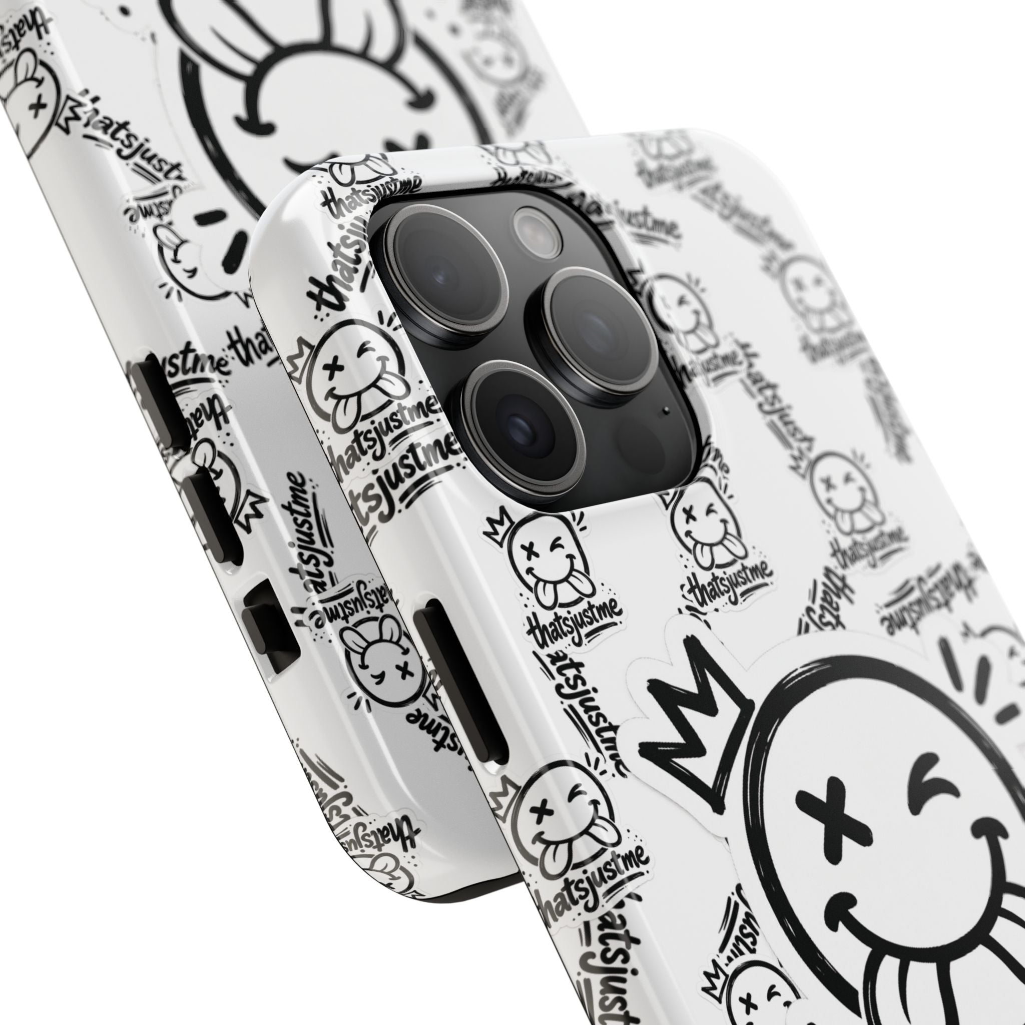 thatsjustme "Overload" Tough Phone Case - White