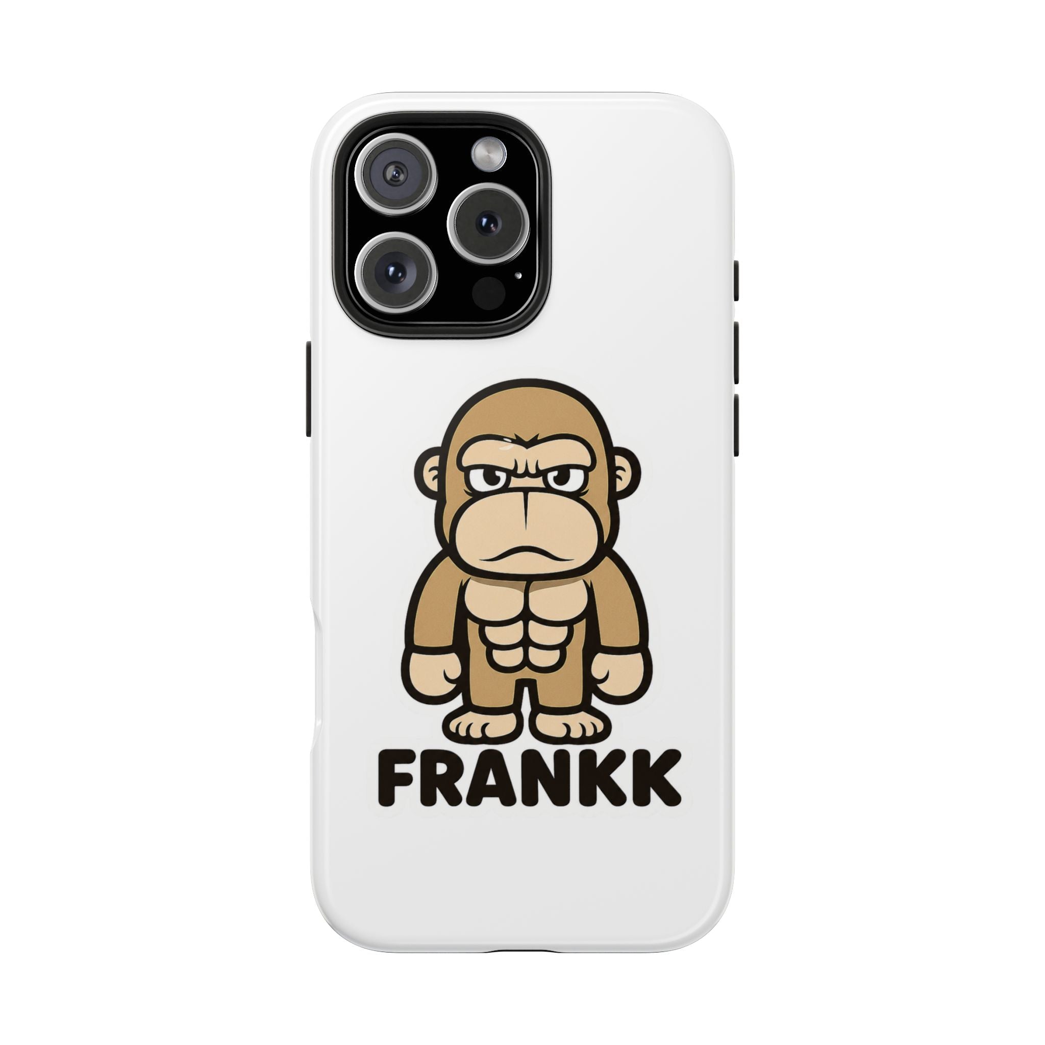 FRANKK The Ape "Essentials" Tough Phone Case - White