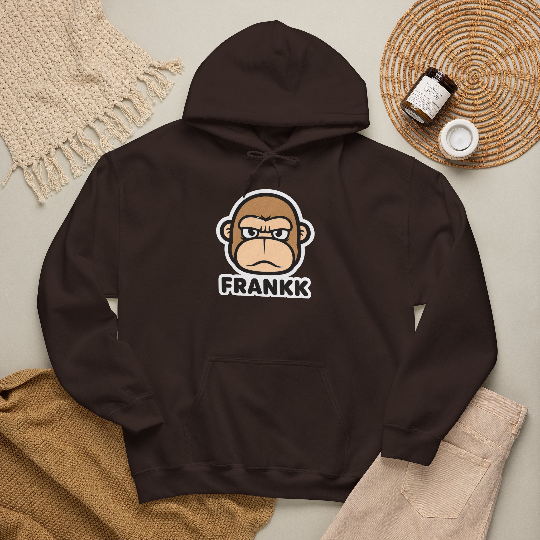 FRANKK The Ape "Essentials" Hoodie –  Unisex Sweatshirt