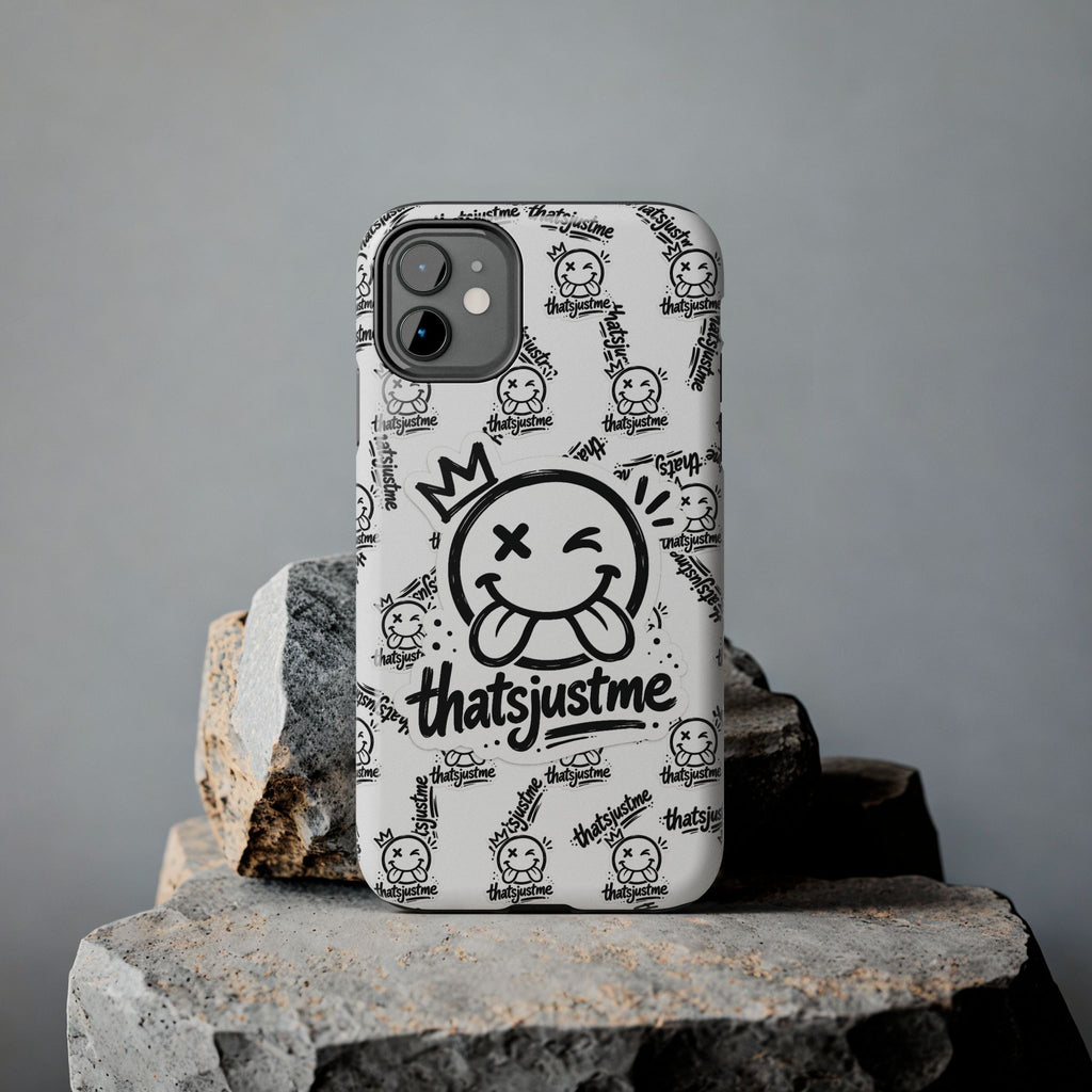 thatsjustme "Overload" Tough Phone Case - White