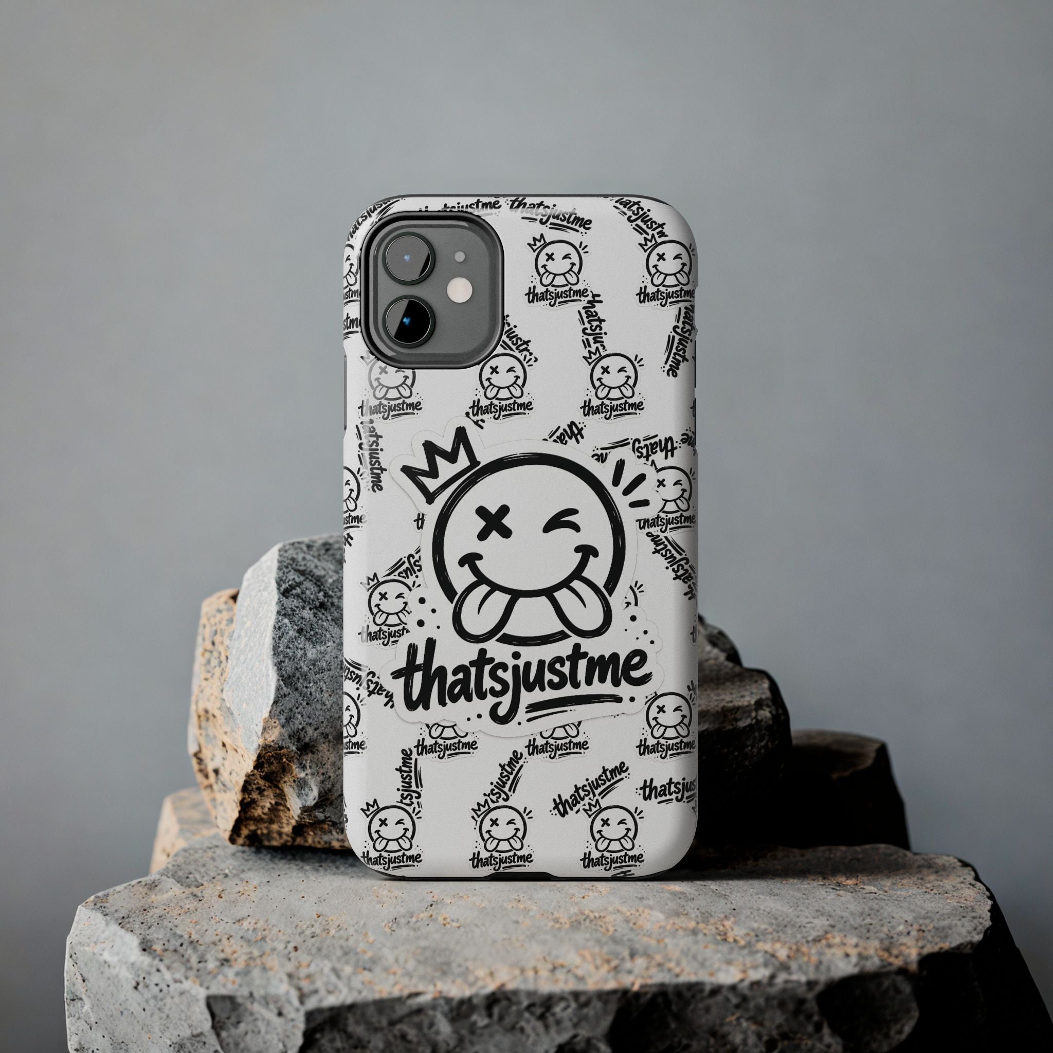 thatsjustme "Overload" Tough Phone Case - White