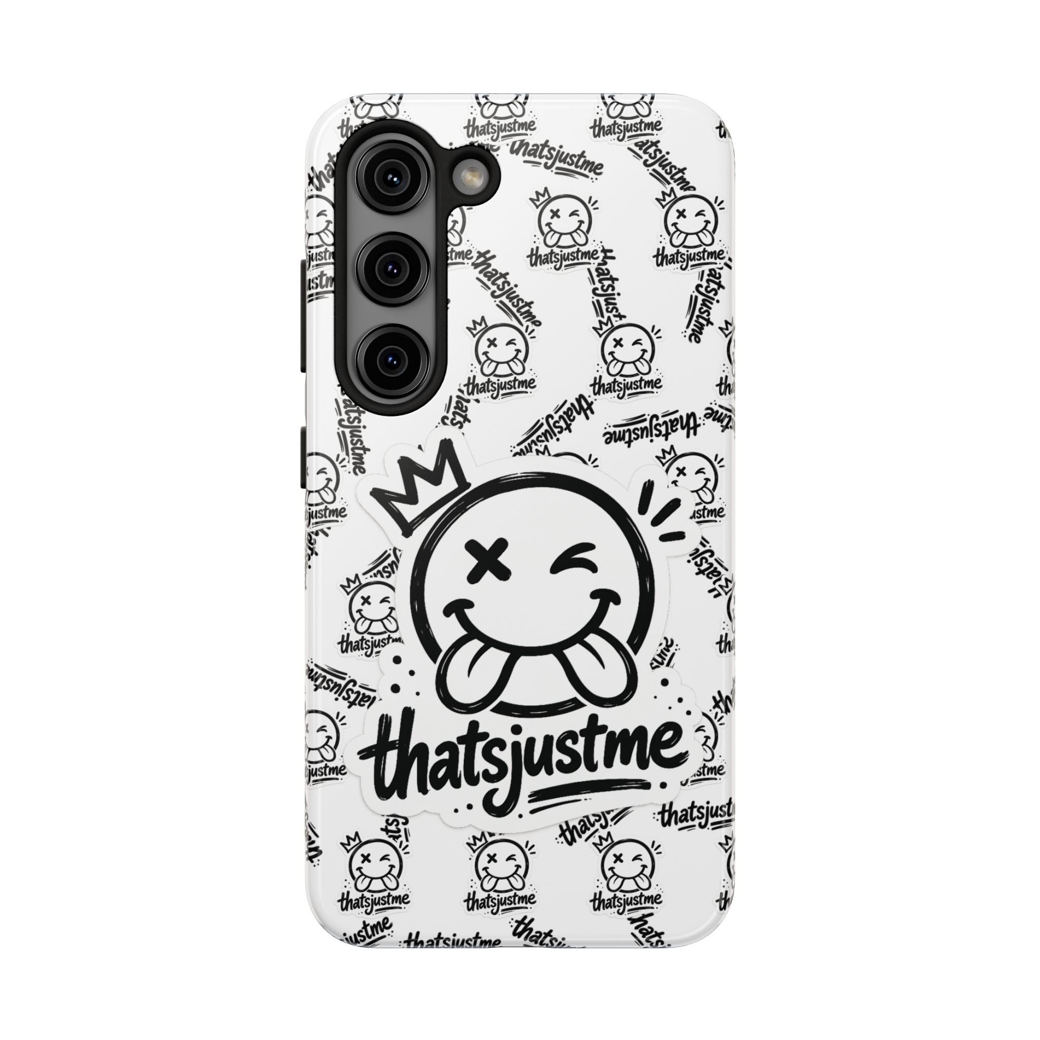 thatsjustme "Overload" Tough Phone Case - White