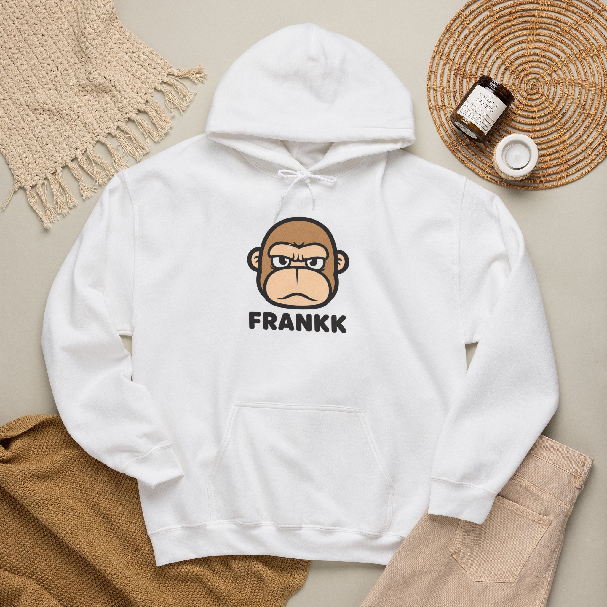 FRANKK The Ape "Essentials" Hoodie –  Unisex Sweatshirt
