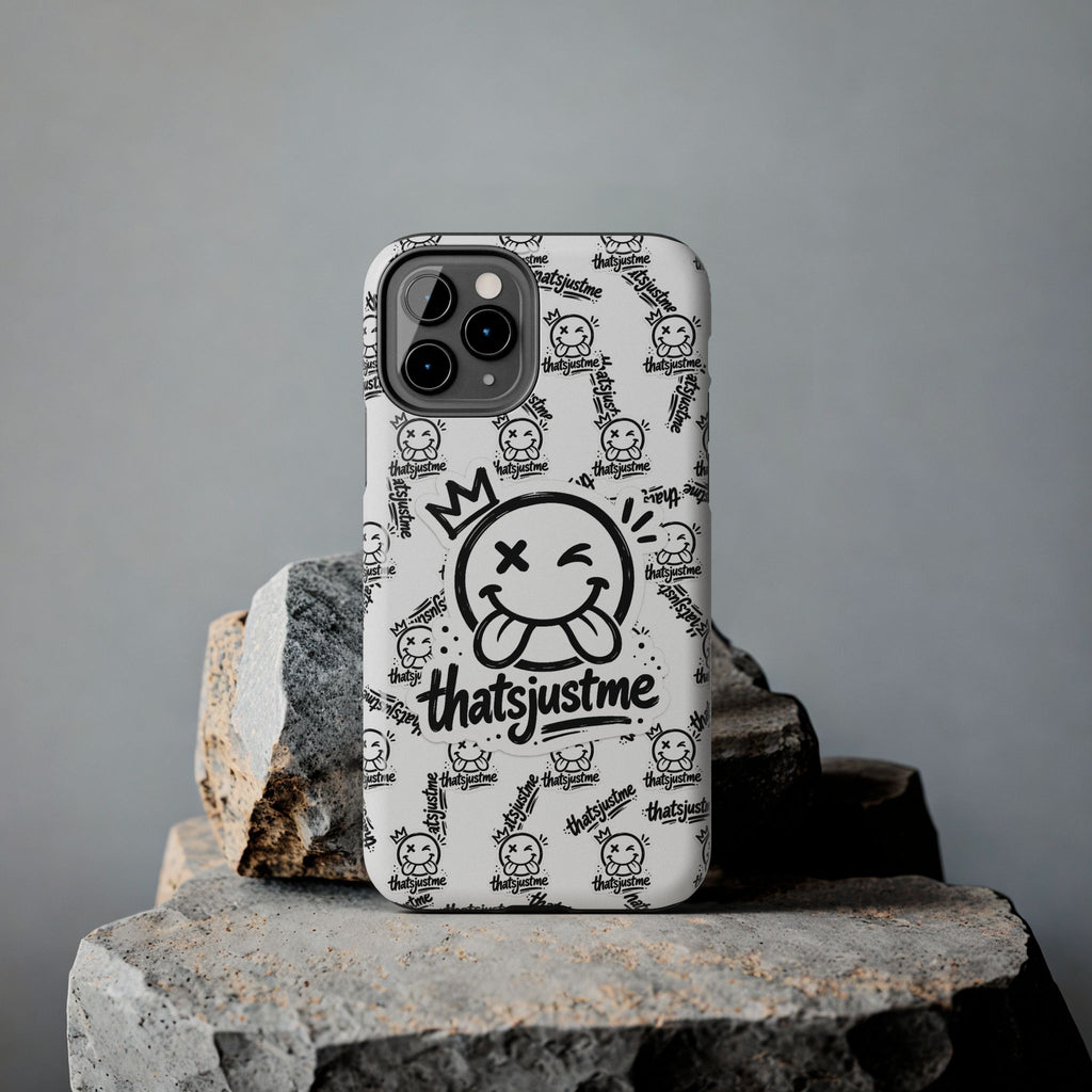 thatsjustme "Overload" Tough Phone Case - White