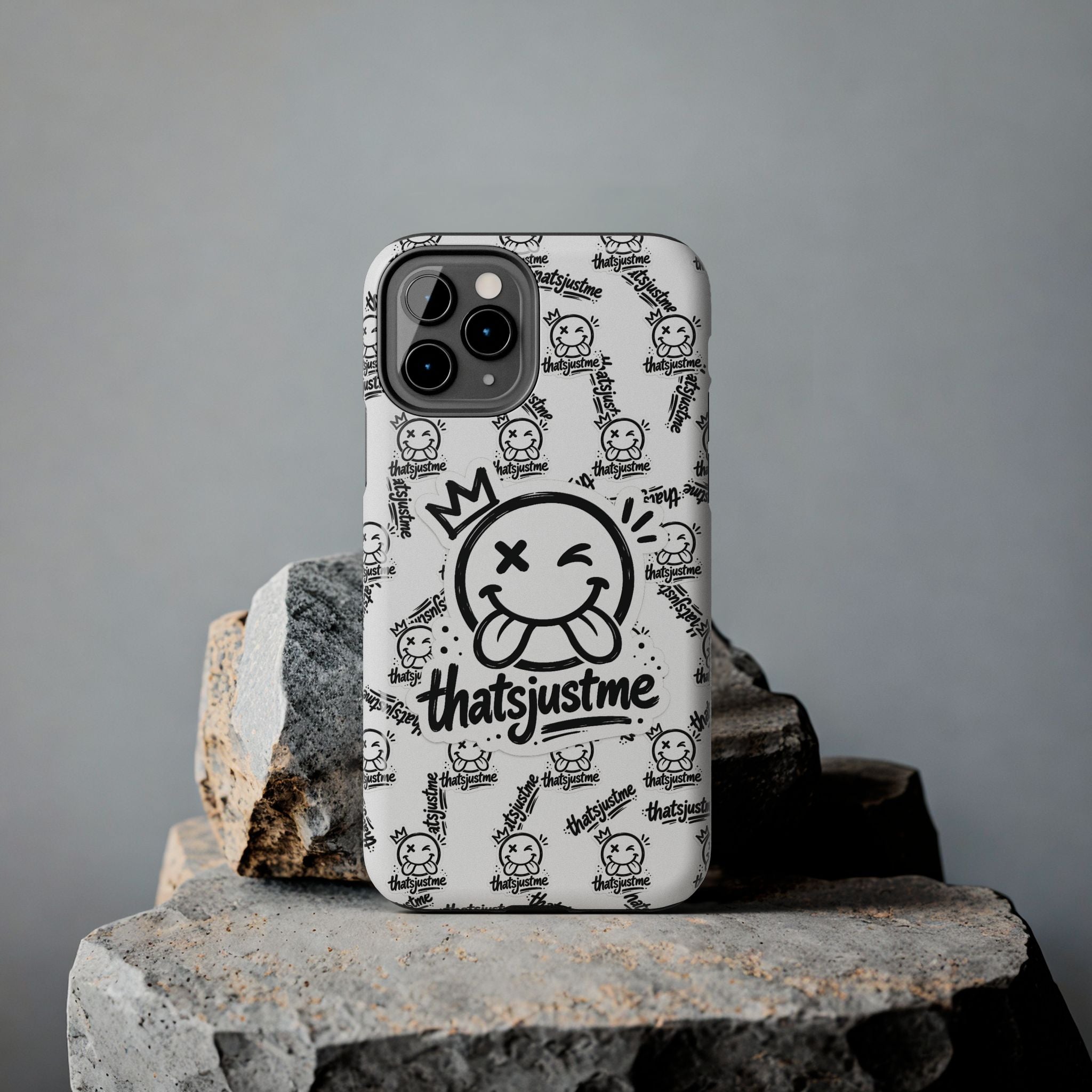 thatsjustme "Overload" Tough Phone Case - White