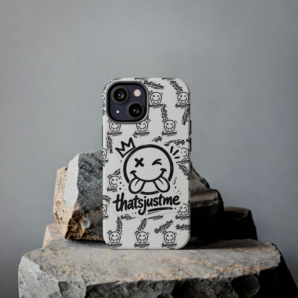 thatsjustme "Overload" Tough Phone Case - White
