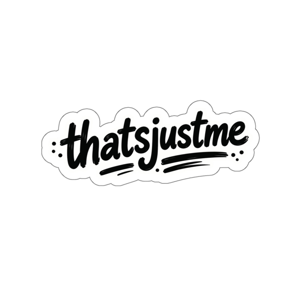 thatsjustme "OG" Text - Die Cut Sticker